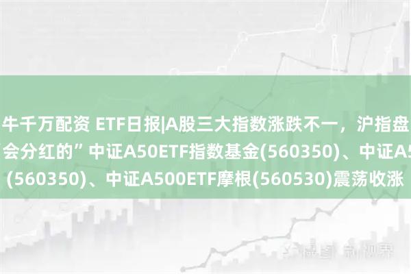 牛千万配资 ETF日报|A股三大指数涨跌不一，沪指盘中再创年内新高，“会分红的”中证A50ETF指数基金(560350)、中证A500ETF摩根(560530)震荡收涨